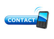 Vektor: téléphone contact téléphone contact