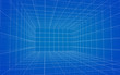 Background of matrix wireframe