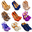 Multicolored female shoes-15