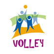 Logo beach volley # Vector