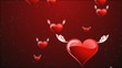 valentine flying heart