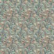 Vector: Seamless abstract hand-drawn curly pattern with waves and swirls Seamless abstract hand-drawn curly pattern with waves and swirls