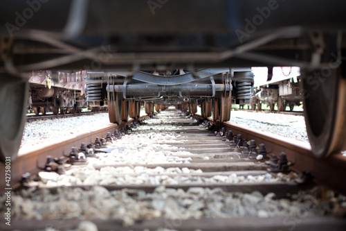 Photo: train undercarriage train undercarriage