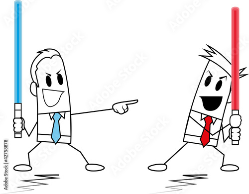 Vector: Square guys-Laser sword war Square guys-Laser sword war