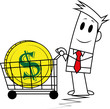 Square guy-selling money