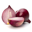 Red sliced onion