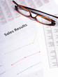 Photo: Business sales charts Business sales charts