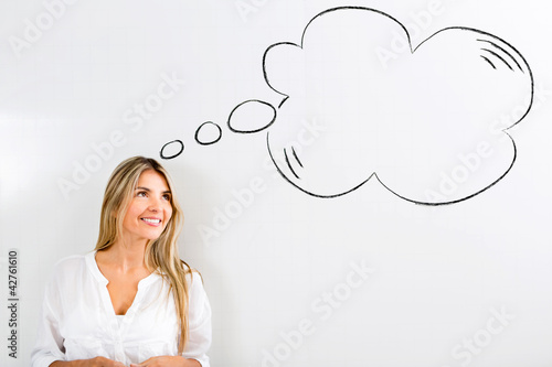 Photo: Pensive woman Pensive woman
