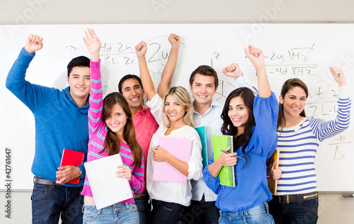 Photo: Happy group of students Happy group of students