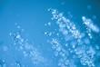 Falling water drops background