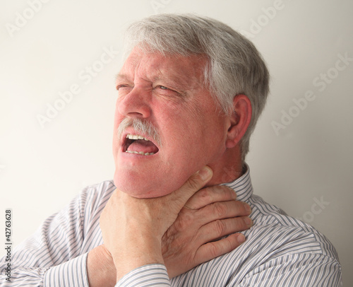 Photo: choking man choking man