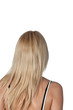 Blonde Frau von Hinten