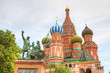 St. Basil's Cathedral in Red Square, Moscow, Russia.