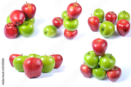 Photo: mele rosse e verdi mele rosse e verdi
