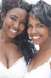 African American Woman & Girl, Mother Daughter Family