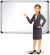 Businesswoman presentation