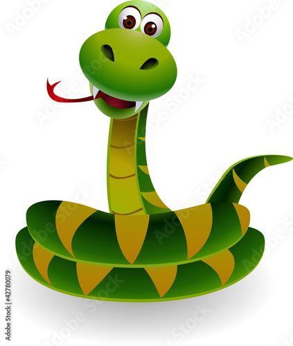 Vector: cute snake cartoon cute snake cartoon