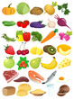 Set of food