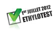 ethylotest en france - juillet 2012