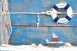 Welcome on Board - maritimer Hintergrund