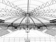 Illustration: progetto palasport rendering 3d ingegneria architettura arena progetto palasport rendering 3d ingegneria architettura arena