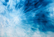Abstract background. Blue ink in water