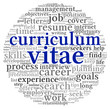 Curriculum vitae  concept in word tag cloud