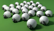Cartoon Sheep Flock