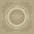 Original vintage frame in pastel colors