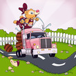 bär auf truck