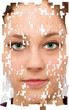 Beauty puzzle face