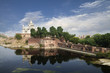 beautiful castle with a moat