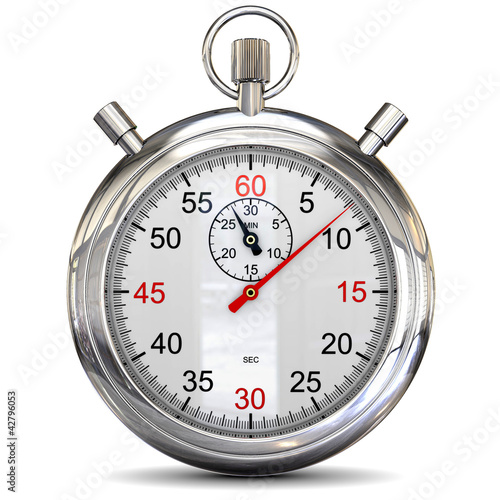 Illustration: Stoppuhr frontal Stoppuhr frontal