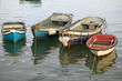 Photo: Colorful boats at sunset in Cascais, the popular seaport north of Lisbon/Lisboa Portugal Colorful boats at sunset in Cascais, the popular seaport north of Lisbon/Lisboa Portugal