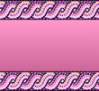 Wave mosaic seamless pattern