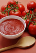 Foto: Pura crema de tomates. Pura crema de tomates.