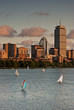 Golden Sunset over Boston