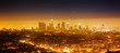 Los Angeles, night panorama