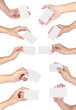 Collection Of Woman Hands Hand...