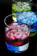 glasses with cocktails