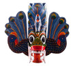 Photo: Head mask from Sri Lanka isolated on white background Head mask from Sri Lanka isolated on white background