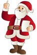 Vector: Santa Cartoon Santa Cartoon