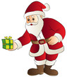 Vector: Santa Cartoon Santa Cartoon