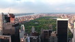 New York City. Bird's-eye view. Time lapse.
