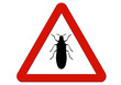 Señal peligro insectos