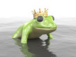 frog with crown
