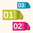 Vector: One two three - vector options One two three - vector options
