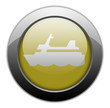 Yellow Metallic Orb Button "Cruise Liner"