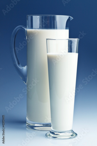 Photo: Milchkrug. Gesunde Ernährung Milchkrug. Gesunde Ernährung