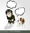 eps Vector image:talk Dog